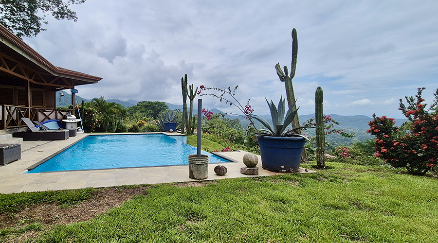 Costa Rica - Osa - Bahia Ballena - Ojochal - Casa Bella Vista - La Piscine - vue 6