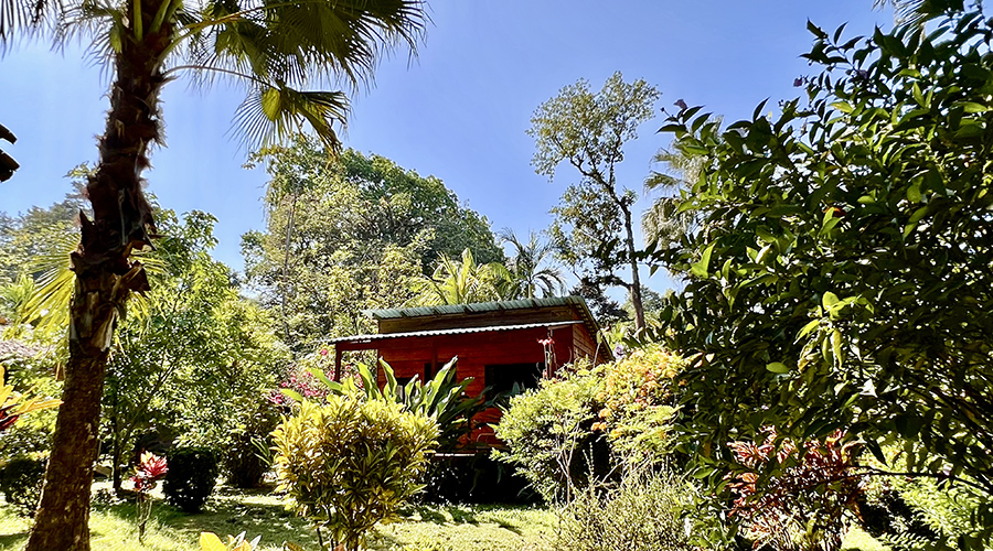  Costa Rica - Puntarenas - Ojochal - Casa Tropical - Extrieur - Cabane - Vue 1