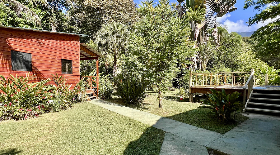  Costa Rica - Puntarenas - Ojochal - Casa Tropical - Extrieur - Cabane - Vue 2