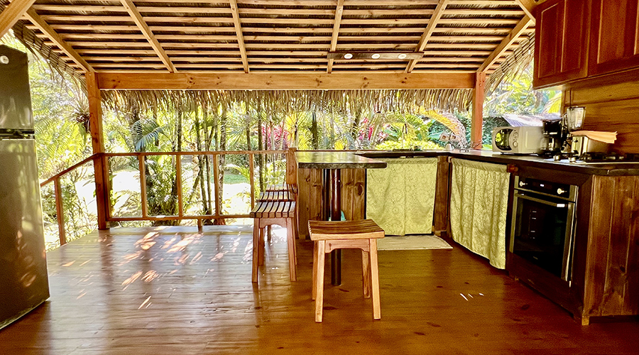  Costa Rica - Puntarenas - Ojochal - Casa Tropical - Extrieur - Cuisine - Vue 2