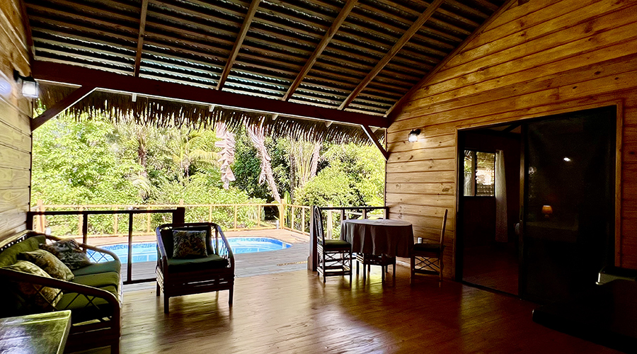  Costa Rica - Puntarenas - Ojochal - Casa Tropical - Extrieur - Terrasse - Vue 1