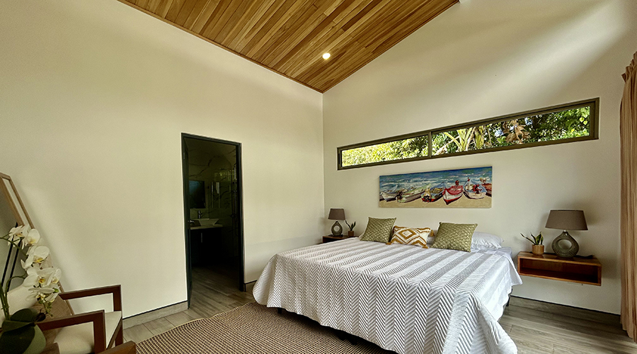 Costa Rica - Puntarenas - Ojochal - Condo El Tucan - Casa 7 - Intrieur - Chambre 1 - Vue 1