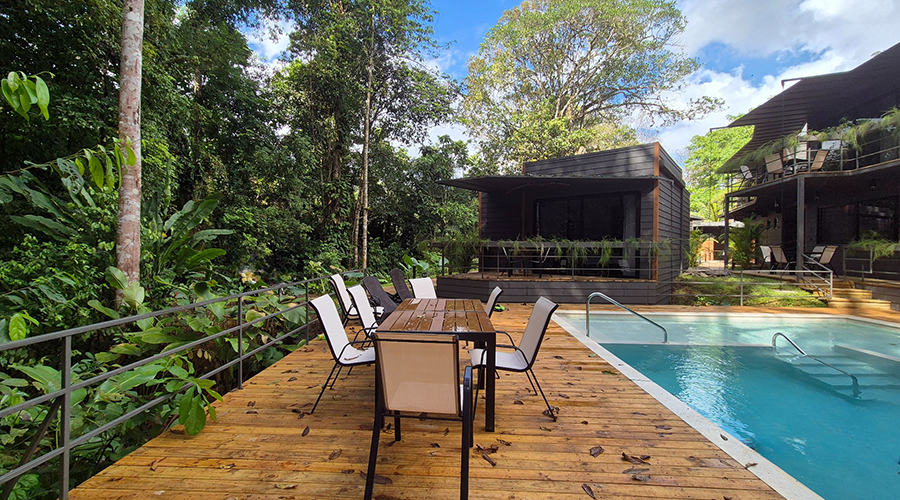 Costa Rica - Ojochal - Hotel Envision - Propriete - Exterieur - Piscine - Vue 1