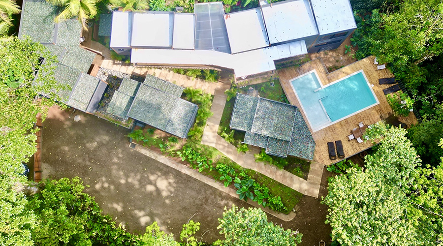 Costa Rica - Ojochal - Hotel Envision - Propriete - Exterieur - Drone - Vue 2