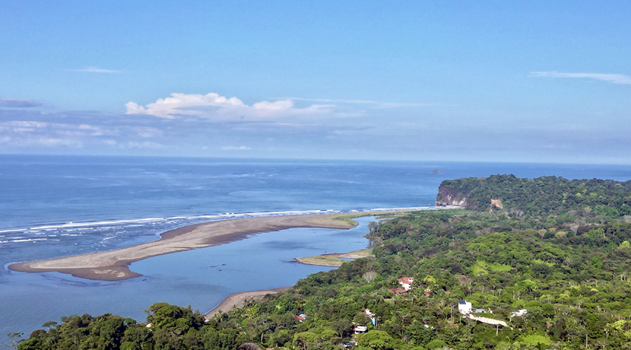 Costa Rica - Ojochal - Lot Perezoso - Terrain - Vue Mer - Drone - Vue 2