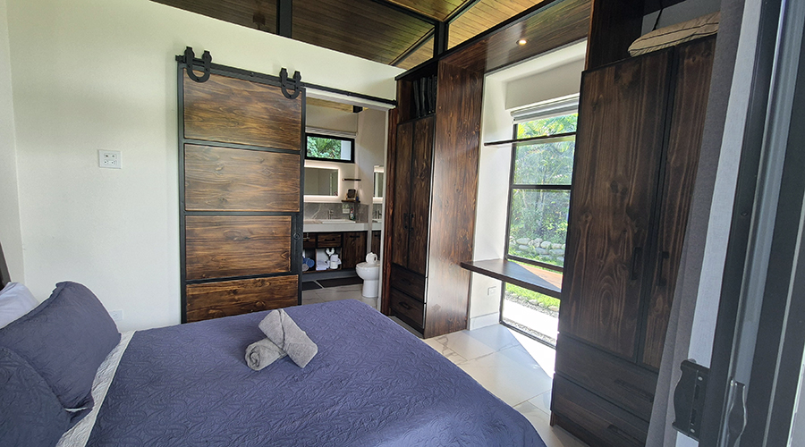 Costa Rica - Ojochal - Casa Transparencia - Intrieur - Villa 1 - Chambre 2 - Vue 1