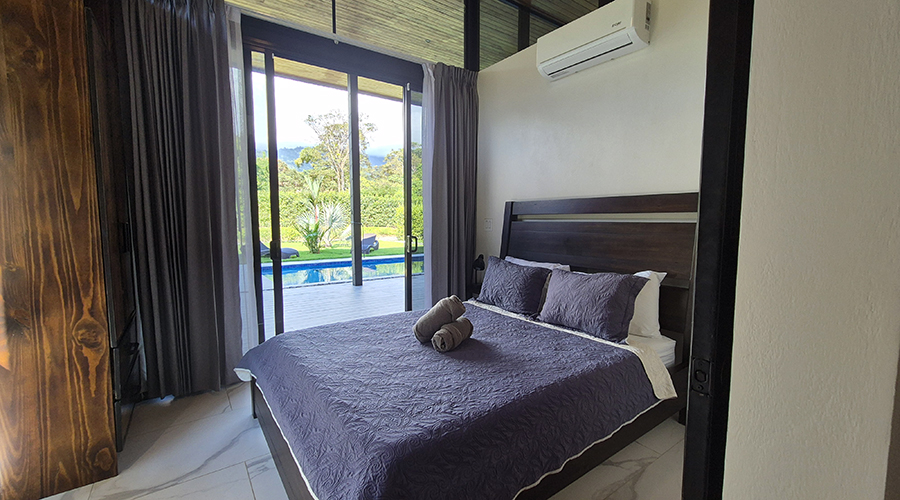 Costa Rica - Ojochal - Casa Transparencia - Intrieur - Villa 1 - Chambre 2 - Vue 2
