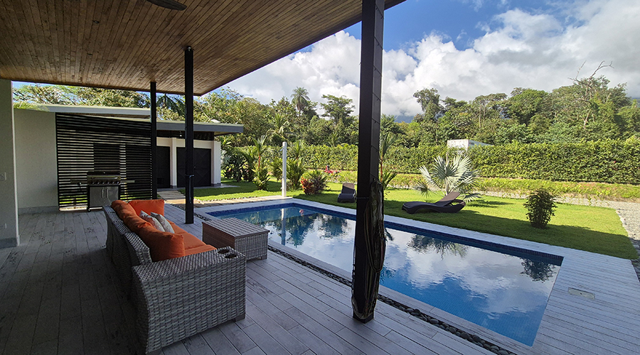 Costa Rica - Ojochal - Casa Transparencia - Extrieur - Villa 1 - Piscine - Terrasse - Vue 1
