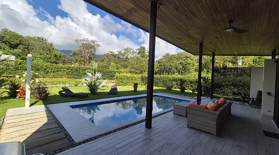 Costa Rica - Ojochal - Casa Transparencia - Extrieur - Villa 1 - Piscine - Terrasse - Vue 3