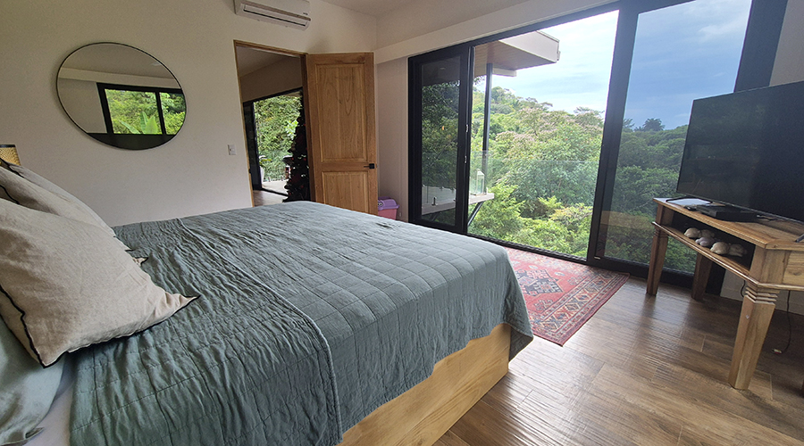 Costa Rica - Ojochal - Villa Perezoso - Niveau Suprieur - Chambre Invits - Vue 2