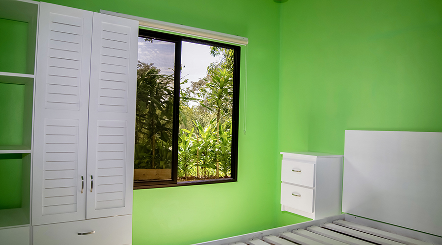 Costa Rica - Osa - Bahia Ballena - Villa El Nido - Etage - Chambre - vue 2