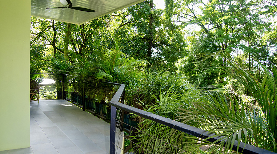 Costa Rica - Osa - Bahia Ballena - Villa El Nido - Etage - Balcon - vue 2
