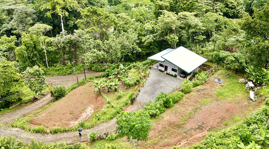 Costa Rica - Osa - Puerto Cortes - Casa Tres Rios - Vue du drone