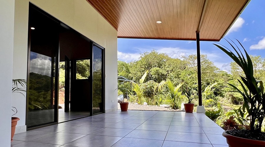 Costa Rica - Osa - Puerto Cortes - Casa Tres Rios - Terrasse - vue 1
