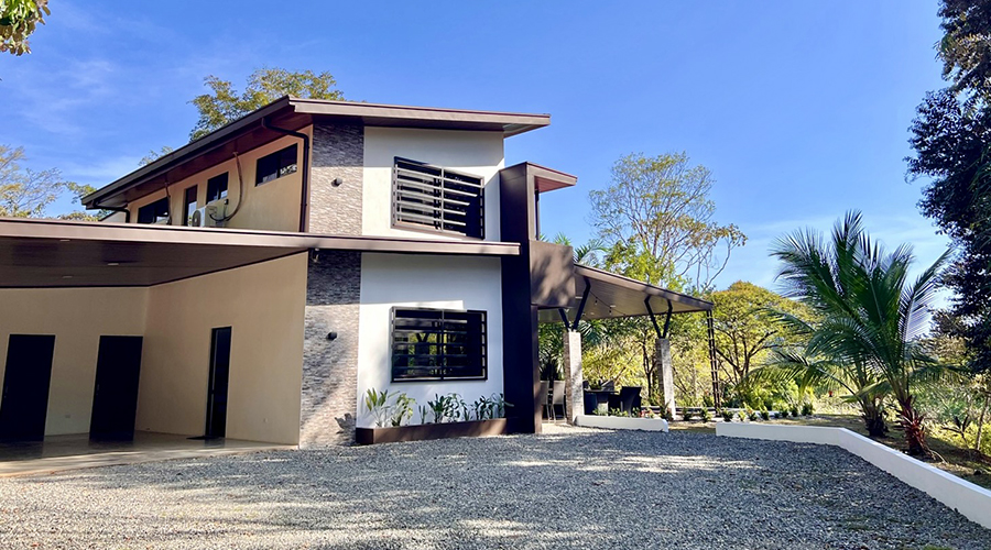 Costa Rica - Osa - Puerto Cortes - Ojochal - Casa Tucan - Extrieur - vue 3