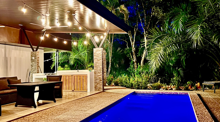 Costa Rica - Osa - Puerto Cortes - Ojochal - Casa Tucan - Terrasse - vue 4