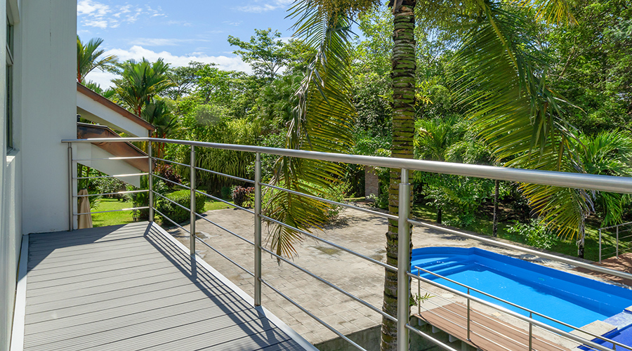 Costa Rica - Puntarenas - Santa Teresa - Las Delicias - Villa - Int�rieur - Chambre 1 - Balcon - Vue 1