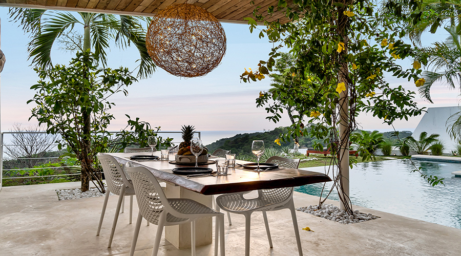 Costa Rica - Puntarenas - Santa Teresa - Villa Pacifico - Exterieur - Terrasse - Piscine - Vue 5