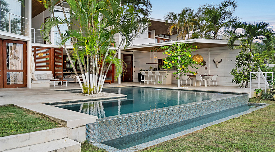 Costa Rica - Puntarenas - Santa Teresa - Villa Pacifico - Exterieur - Terrasse - Piscine - Vue 1