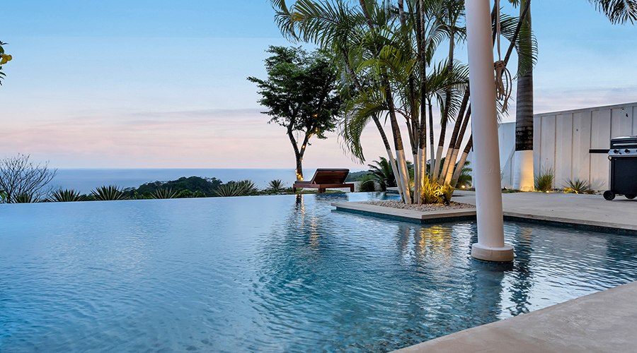 Costa Rica - Puntarenas - Santa Teresa - Villa Pacifico - Exterieur - Piscine - Vue Mer - Vue 1