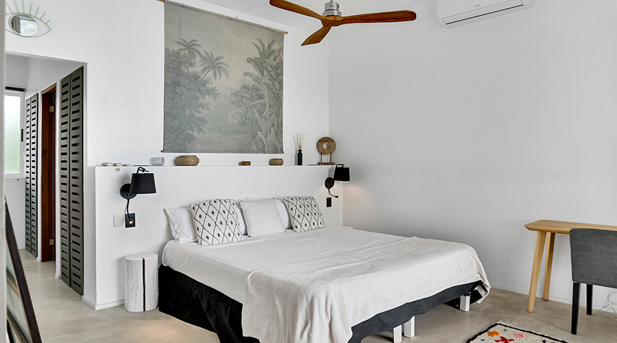 Costa Rica - Puntarenas - Santa Teresa - Villa Pacifico - Int�rieur - Chambre 2 - Vue 1