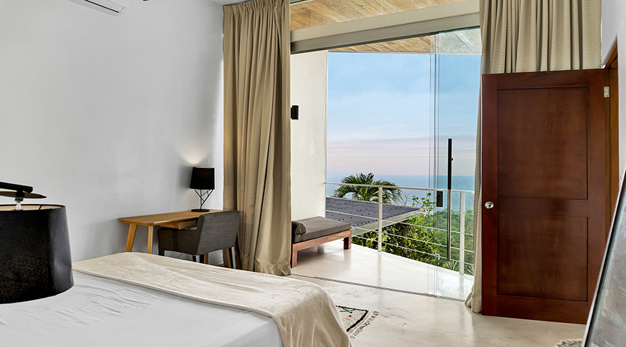 Costa Rica - Puntarenas - Santa Teresa - Villa Pacifico - Int�rieur - Chambre 3 - Vue 1