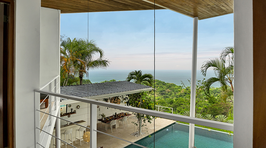 Costa Rica - Puntarenas - Santa Teresa - Villa Pacifico - Int�rieur - Chambre 3 - Vue 2