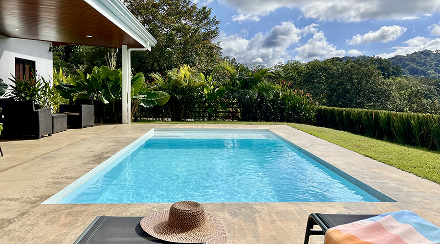 Costa Rica - Puntarenas - Tres Rios - Casa Moderna - Maison - Extrieur - Piscine - Vue 1
