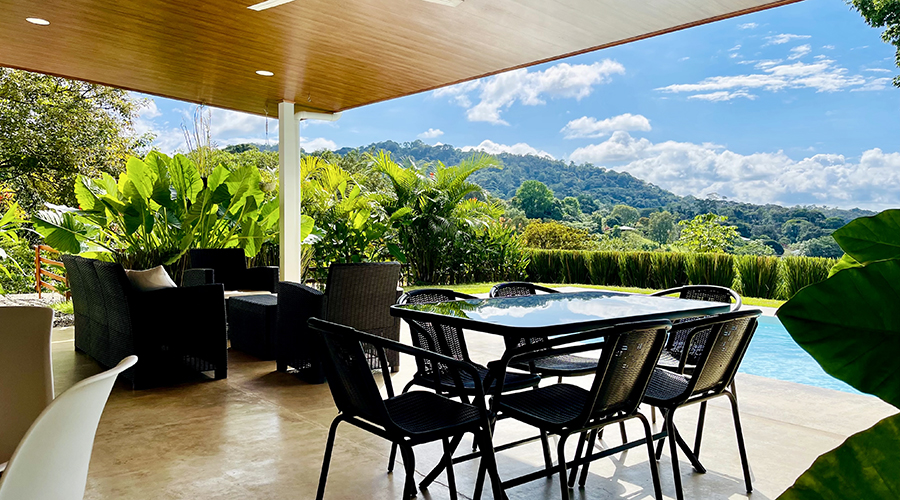 Costa Rica - Puntarenas - Tres Rios - Casa Moderna - Maison - Extrieur - Terrasse - Vue 2