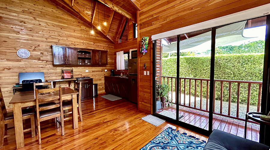 Costa Rica - Osa - Bahia Ballena - Cabinas Bahia 1+1 - Cabina 2 - Sjour - vue 5