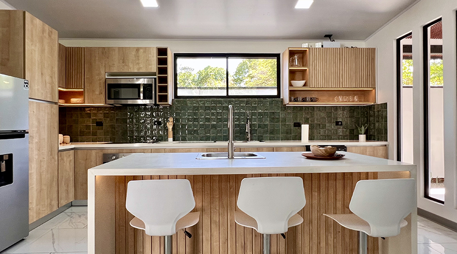  Costa Rica - Puntarenas - Uvita - Villa Morete - Maison - Intrieur - Cuisine - Vue 2