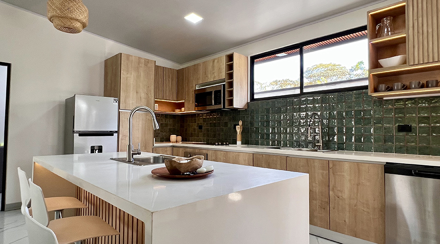  Costa Rica - Puntarenas - Uvita - Villa Morete - Maison - Intrieur - Cuisine - Vue 3