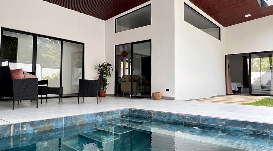 Costa Rica - Puntarenas - Uvita - Villa Morete - Maison - Extrieur - Terrasse - Piscine - Vue 1
