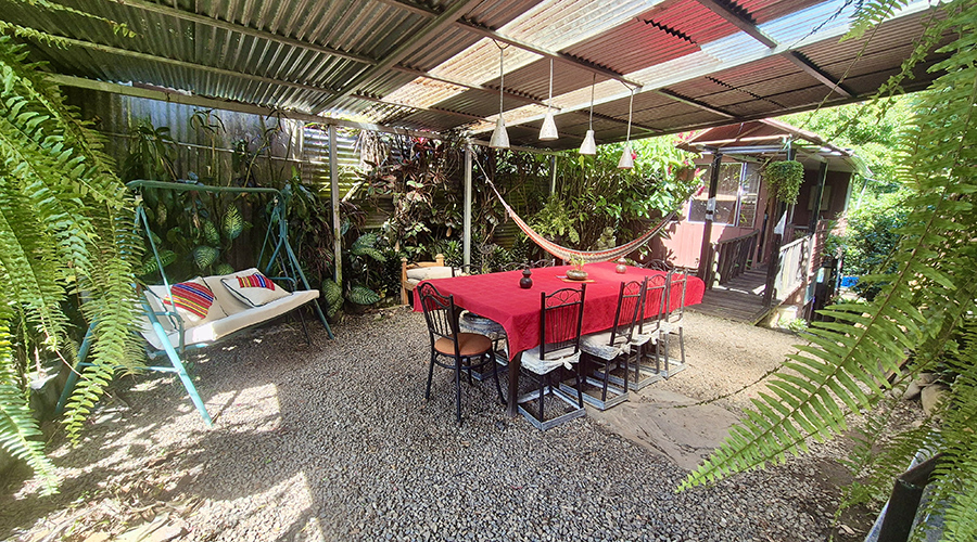 Costa Rica - San Isidro De El General - Casa Quebradas - Extrieur - Terrasse Couverte - Vue 1