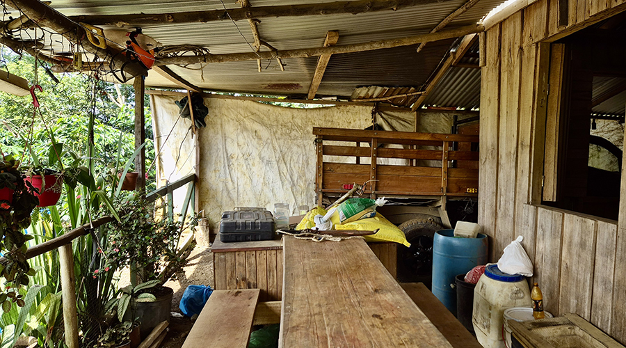 Costa Rica, San Isidro, San Pedro - Finca Porras - Sjour - Terrasse