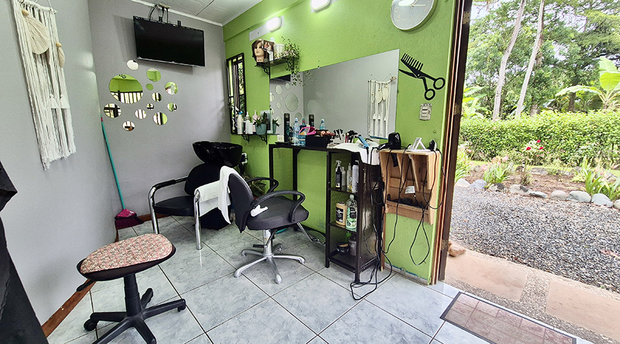 Costa Rica - San Jos - Pedregosito - Casa Pedregosito - Intrieur - Salon De Coiffure - Vue 1