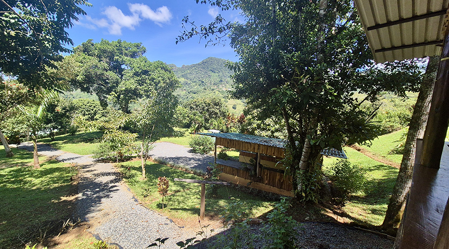 Costa Rica - San Jos� - Quebradas - Casa Julio - Maison - Ext�rieur - Panorama - Vue 
