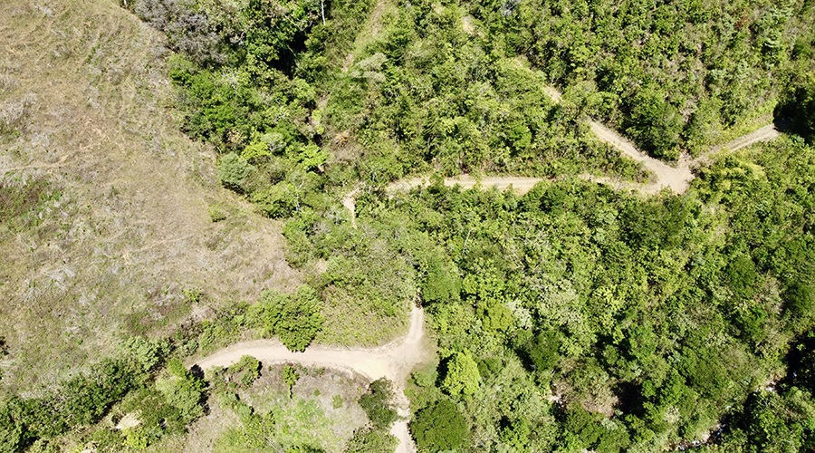 Costa Rica - San Jos� - San Isidro - Finquita Azul - Terrain - Panorama - Vue 3