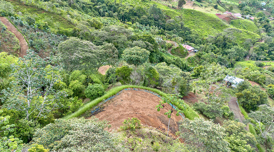 Costa Rica - San Jos? - San Miguel - Las 5 terrazas - Terrassement - Vue 3