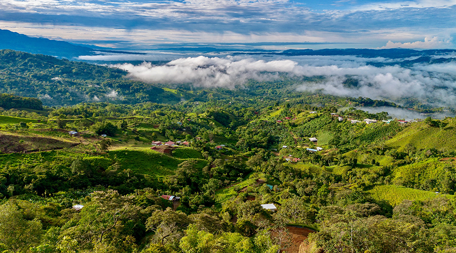 Costa Rica - San Jos? - San Miguel - Las 5 terrazas - Vue Vall?e - Vue 1