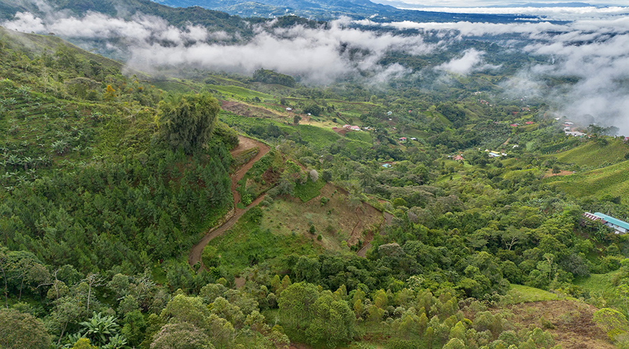 Costa Rica - San Jos? - San Miguel - Las 5 terrazas - Vue Vall?e - Vue 2
