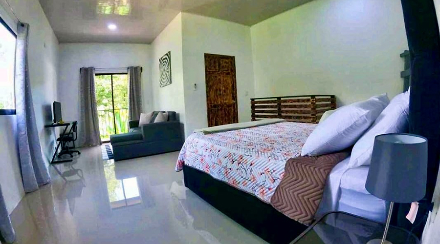 Costa Rica - Osa - Bahia Ballena - Tica Villa - Duplex 2 - Etage - Chambre - vue 1