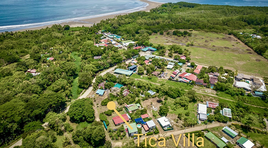 Costa Rica - Osa - Bahia Ballena - Tica Villa - Extrieur - Vue du drone