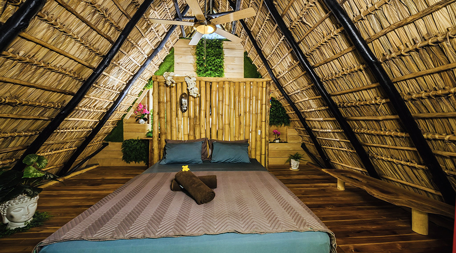 Costa Rica - Tamarindo - Eco Lodge - Cabinas - Cabina 1 - Intrieur - Vue 1