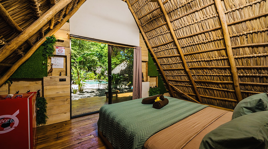 Costa Rica - Tamarindo - Eco Lodge - Cabinas - Cabina 2 - Intrieur - Vue 1