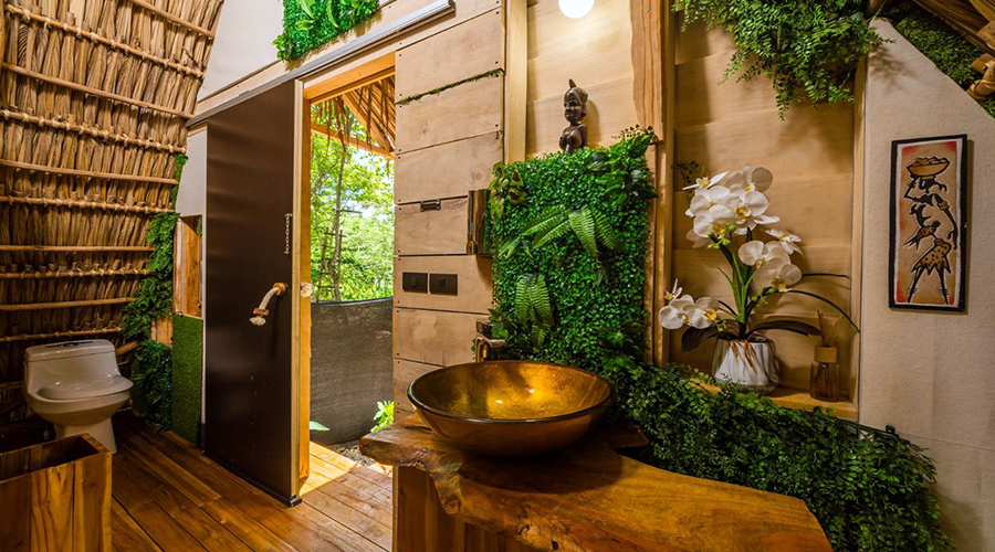 Costa Rica - Tamarindo - Eco Lodge - Cabinas - Cabina 2 - Intrieur - Vue 2