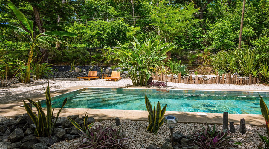 Costa Rica - Tamarindo - Eco Lodge - Cabinas - Extrieur - Piscine - Vue 4