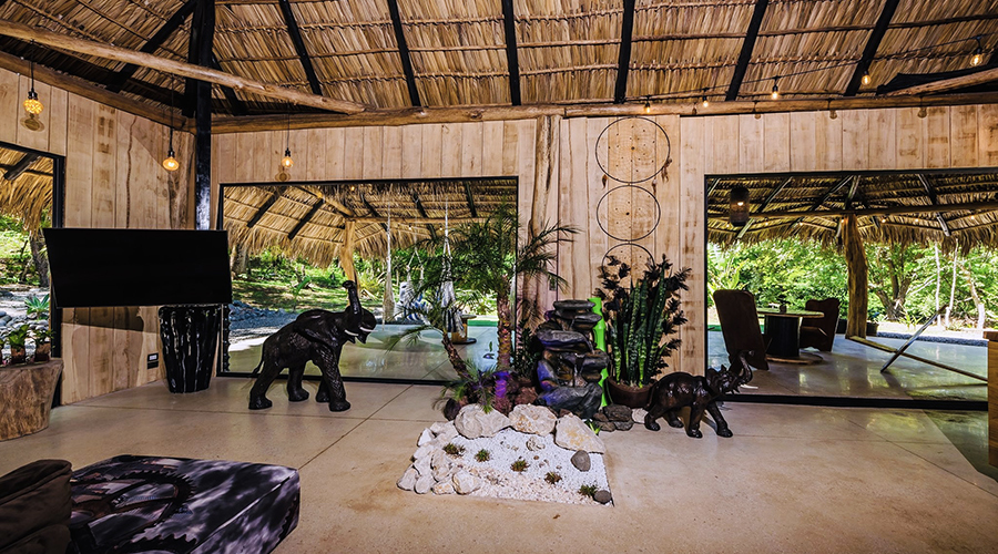 Costa Rica - Tamarindo - Eco Lodge - Maison Principale - Intrieur - Sjour - Vue 3