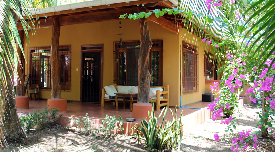 Costa Rica - Samara - Charmante maison rustique - La terrasse - Vue 1