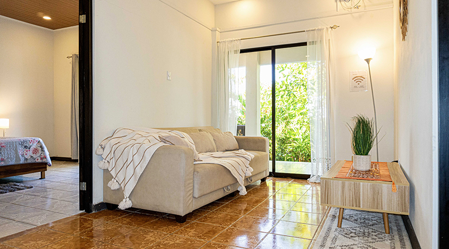 Costa Rica - Osa - Bahia Ballena - Bahia - Casa Mariposa - Chambre 1 - vue 4
